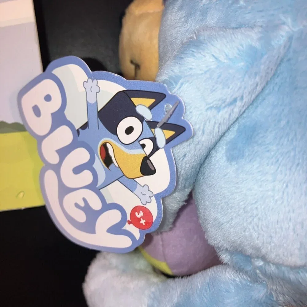 Bluey Plush Toy & Bluey Flavored Lip Balm Set. New